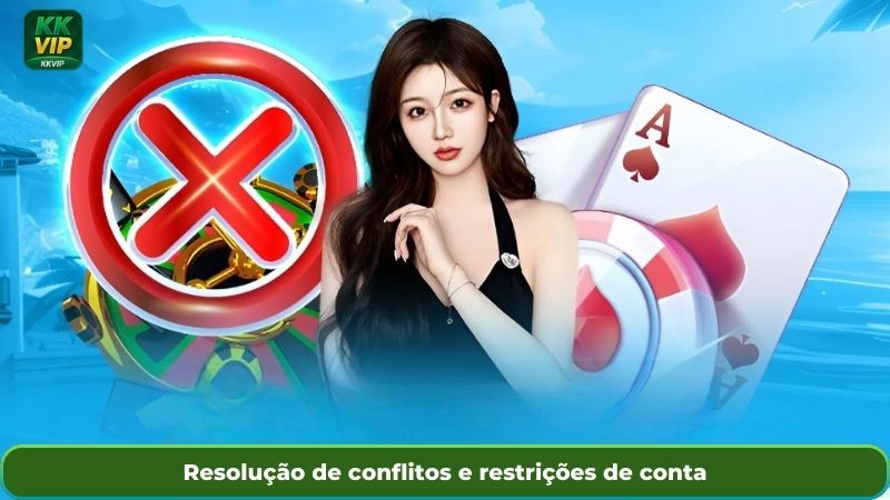 Resolução de conflitos e restrições de conta